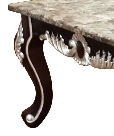 Monica Traditional Style Coffee Table In Cherry Finish Wood | Cosmos