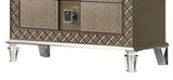 Coral Contemporary Style Chest in Bronze finish Wood - Home Elegance USA