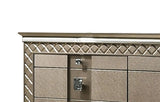 Coral Contemporary Style Dresser in Bronze finish Wood - Home Elegance USA