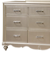 Faisal Transitional Style Dresser in Champagne finish Wood - Home Elegance USA
