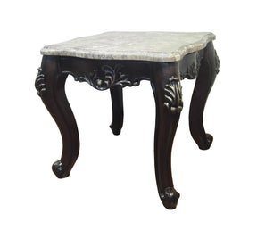Aroma Traditional Style End Table In Cherry Finish Wood | Cosmos
