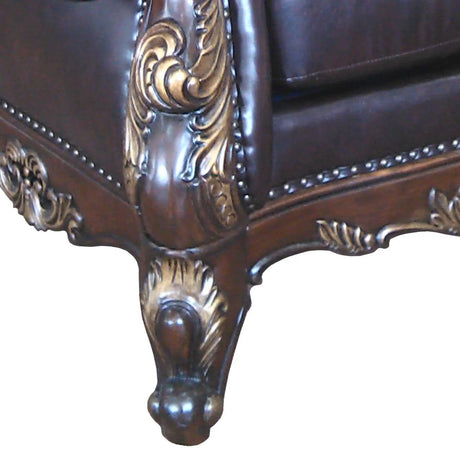 Britney Traditional Style Chair In Cherry Finish Wood | Cosmos