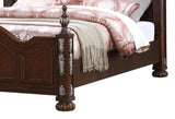 Rosanna Traditional Style Queen Bed in Cherry finish Wood - Home Elegance USA