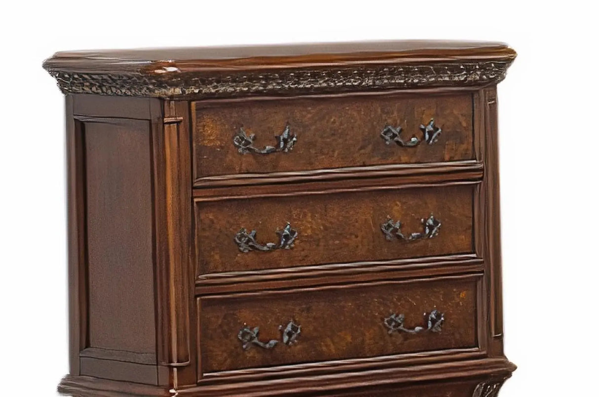 Cleopatra Traditional Style Chest in Cherry finish Wood - Home Elegance USA