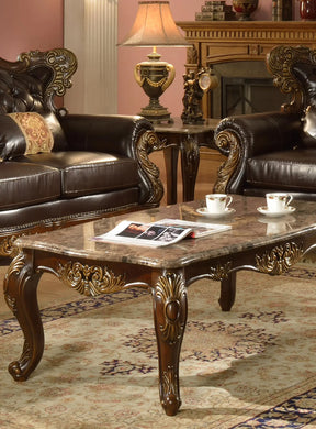 Britney Traditional Style End Table In Cherry Finish Wood | Cosmos