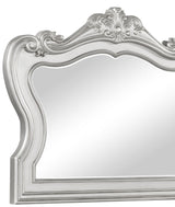 Adriana Transitional Style Mirror in Silver finish Wood - Home Elegance USA