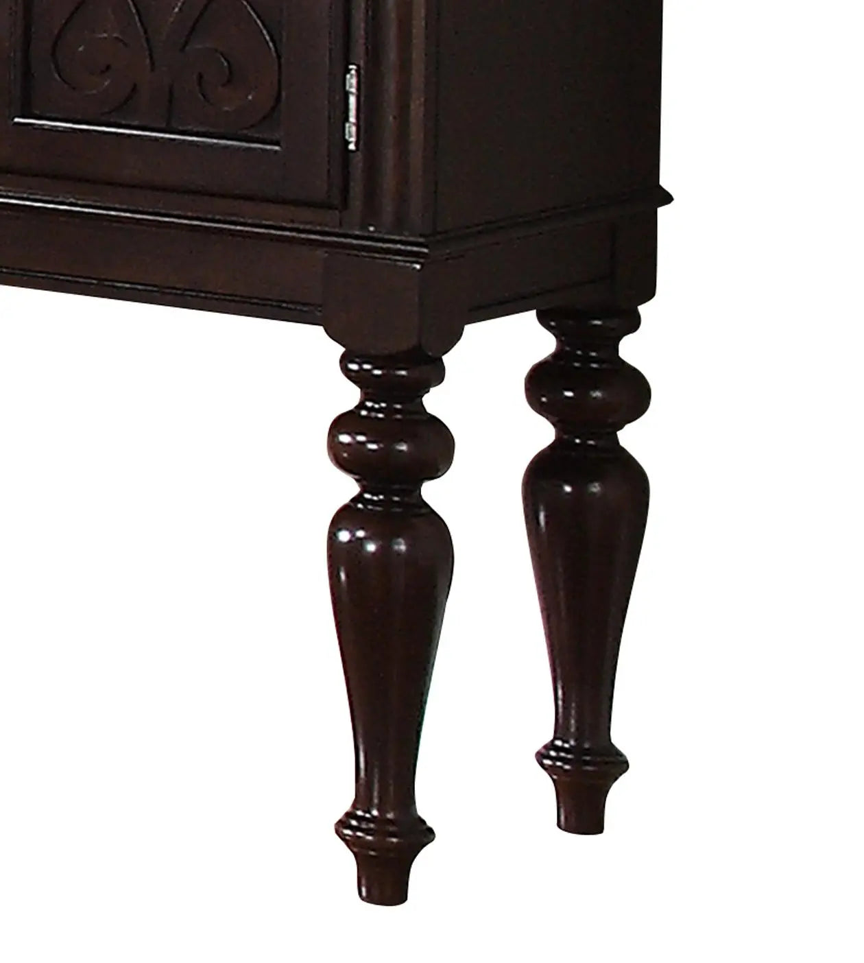 Zora Transitional Style Dining Server in Cherry finish Wood - Home Elegance USA
