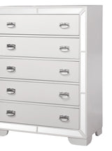 Grand Gloria Contemporary Style Chest in White finish Wood - Home Elegance USA