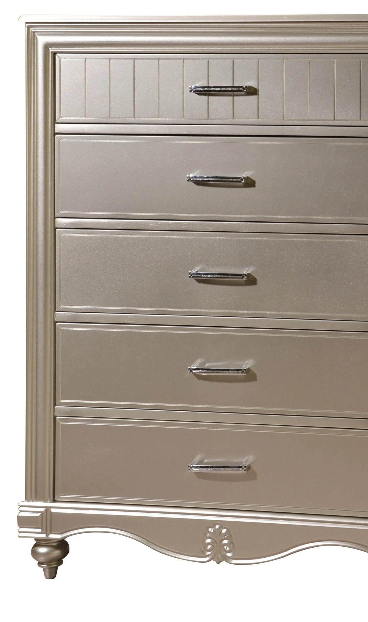 Faisal Transitional Style Chest in Champagne finish Wood - Home Elegance USA