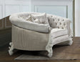 Juliana Traditional Style Loveseat In Pearl White Finish Wood | Cosmos