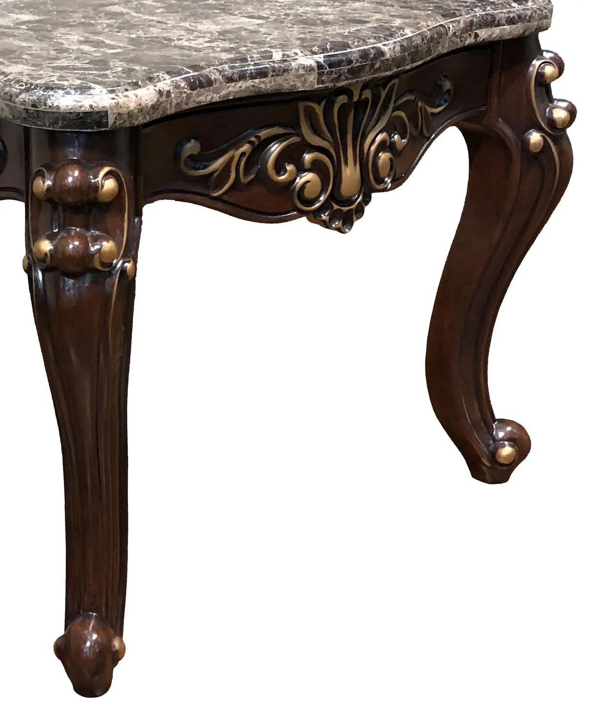 Jade Traditional Style Coffee Table in Cherry finish Wood - Home Elegance USA