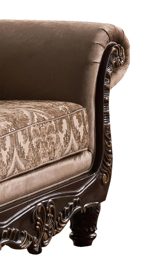 Giana Traditional Style Chair In Cherry Finish Wood | Cosmos