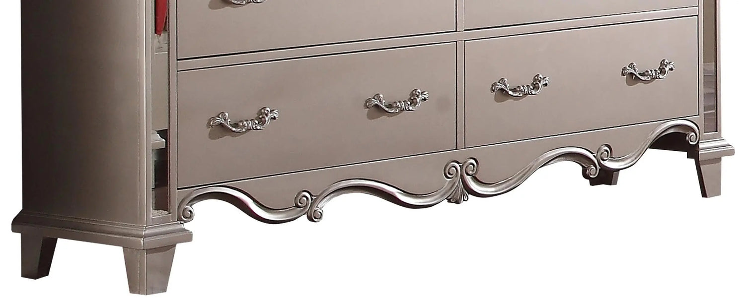 Sonia Contemporary Style Dresser in Beige finish Wood - Home Elegance USA