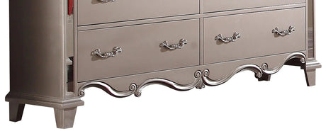 Sonia Contemporary Style Dresser In Beige Finish Wood | Cosmos