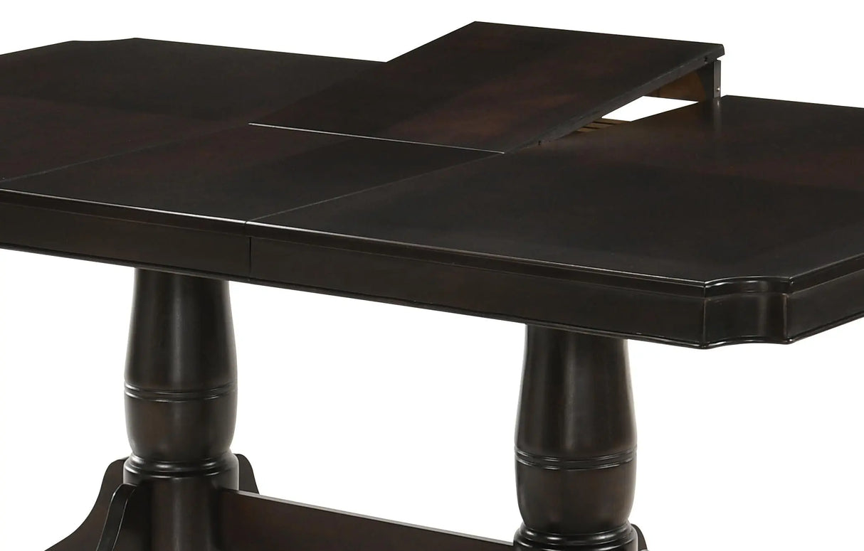 Windsor Contemporary Style Dining Table in Chocolate finish Wood - Home Elegance USA