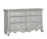 Adriana Transitional Style Dresser in Silver finish Wood - Home Elegance USA