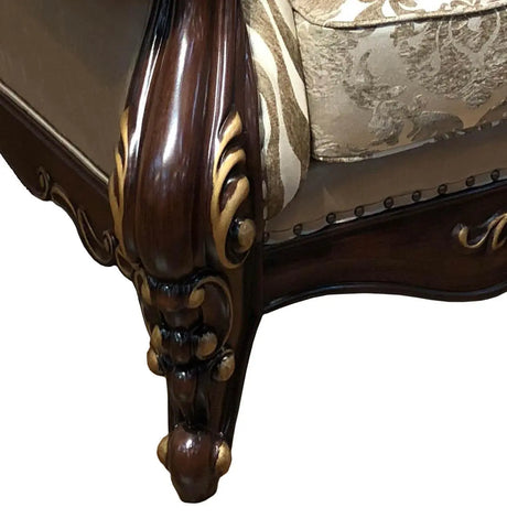 Jade Traditional Style Chair In Cherry Finish Wood | Cosmos