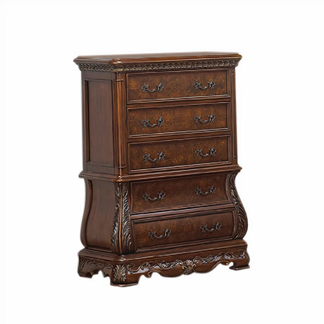 Cleopatra Traditional Style Chest in Cherry finish Wood - Home Elegance USA