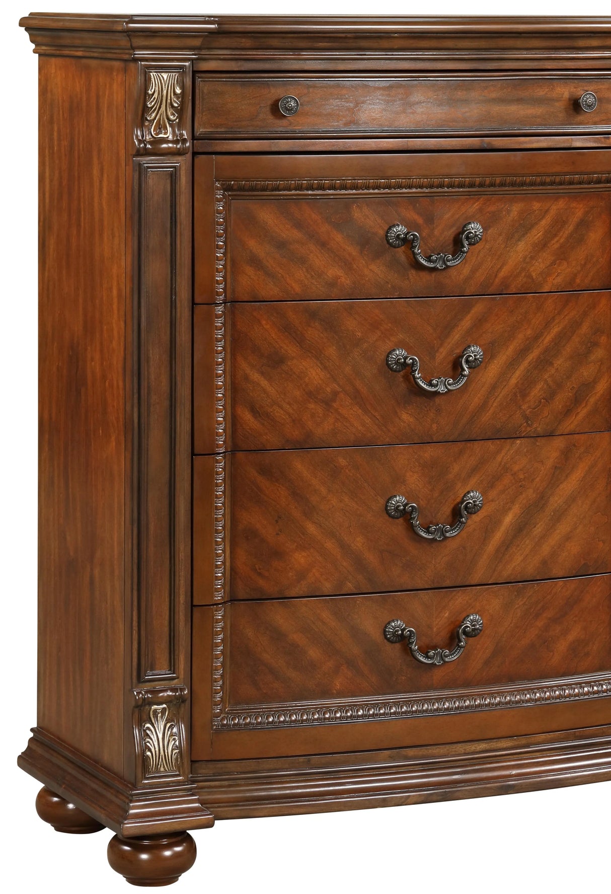 Viviana Traditional Style Chest in Caramel finish Wood - Home Elegance USA