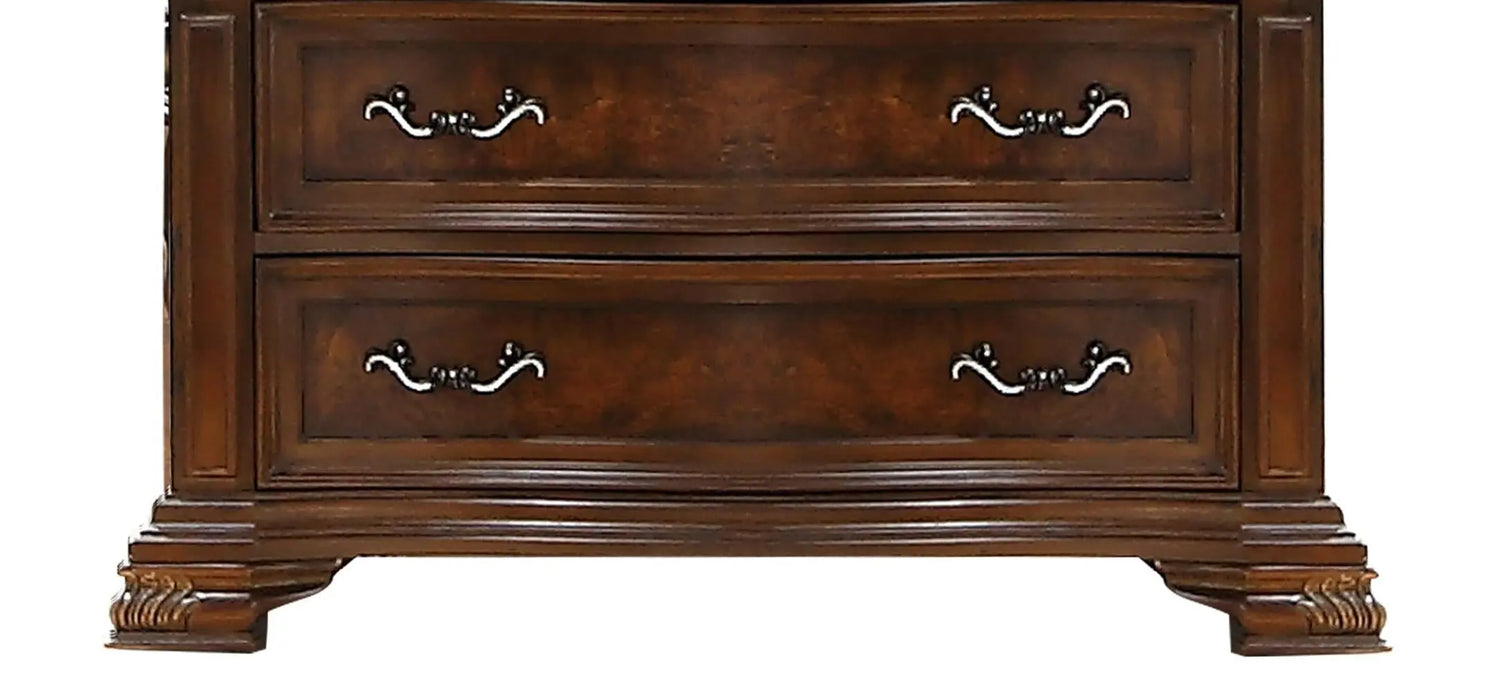 Santa Monica Traditional Style Chest in Cherry finish Wood - Home Elegance USA