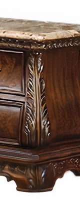 Cleopatra Traditional Style Nightstand in Cherry finish Wood - Home Elegance USA