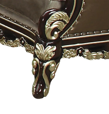 Monica Traditional Style Chair In Cherry Finish Wood | Cosmos