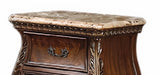 Cleopatra Traditional Style Nightstand in Cherry finish Wood - Home Elegance USA