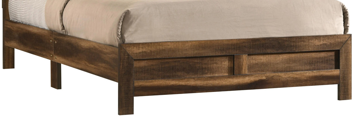 Yasmine Brown Modern Style King Bed in Espresso finish Wood - Home Elegance USA