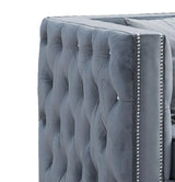 Zion Modern Style Gray Sofa with Steel legs - Home Elegance USA