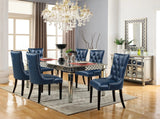 Brooklyn Contemporary Style Dining Chair In Silver Finish Wood | Cosmos | Home Elegance USA