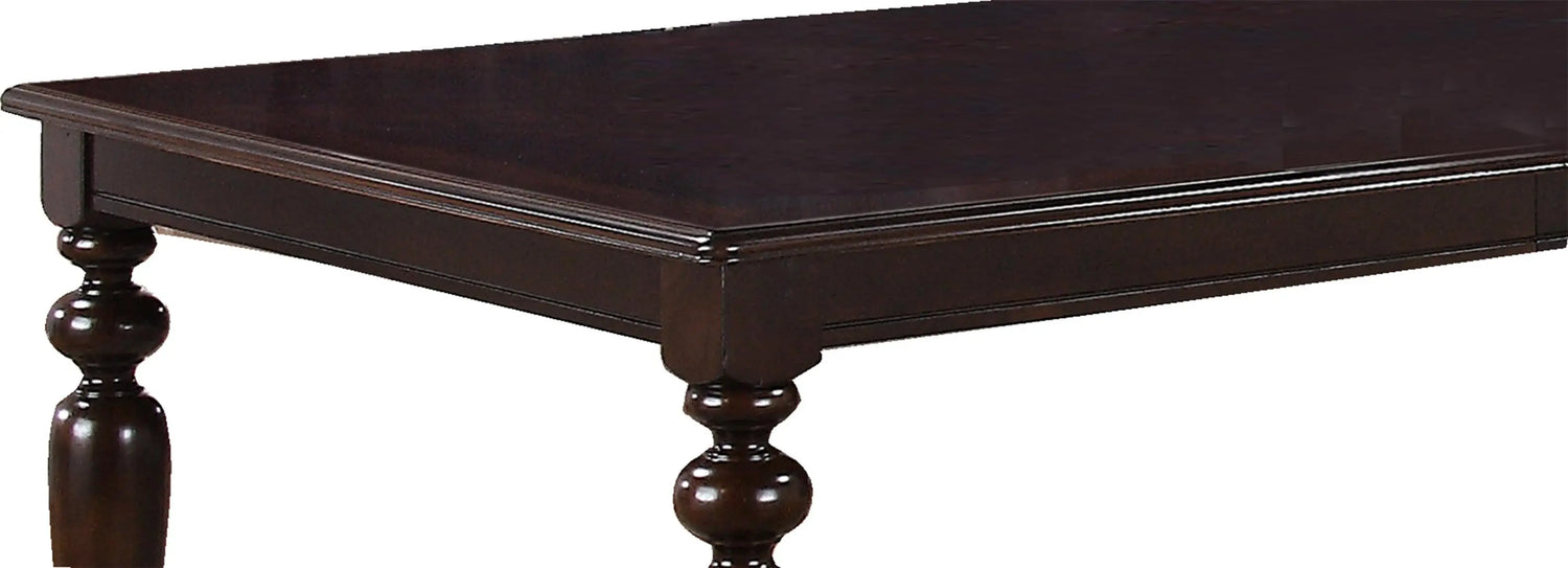 Zora Transitional Style Dining Table in Cherry finish Wood - Home Elegance USA