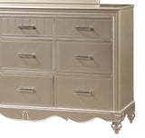 Faisal Transitional Style Dresser in Champagne finish Wood - Home Elegance USA