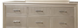 Faisal Transitional Style Dresser in Champagne finish Wood - Home Elegance USA