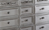 Pamela Transitional Style Dresser in Silver finish Wood - Home Elegance USA