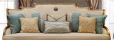 Majestic Transitional Style Sofa in Gold finish Wood - Home Elegance USA