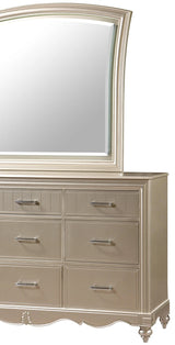 Faisal Transitional Style Dresser in Champagne finish Wood - Home Elegance USA