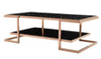 Tahira Modern Style Marble Coffee Table With Metal Base | Cosmos