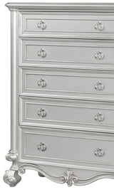 Adriana Transitional Style Chest in Silver finish Wood - Home Elegance USA