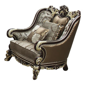Monica Traditional Style Chair In Cherry Finish Wood | Cosmos