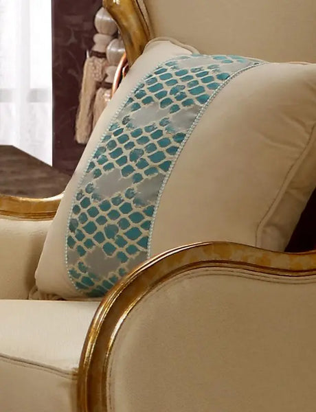 Majestic Transitional Style Chair In Gold Finish Wood | Cosmos