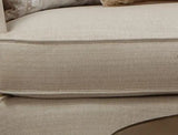 Cora Modern Style Beige Sofa in Gold finish - Home Elegance USA