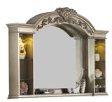 Platinum Traditional Style Mirror in Gold finish Wood - Home Elegance USA