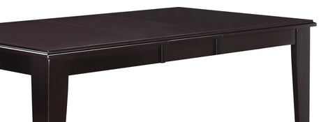Era Transitional Style Dining Table In Espresso Finish Wood | Cosmos