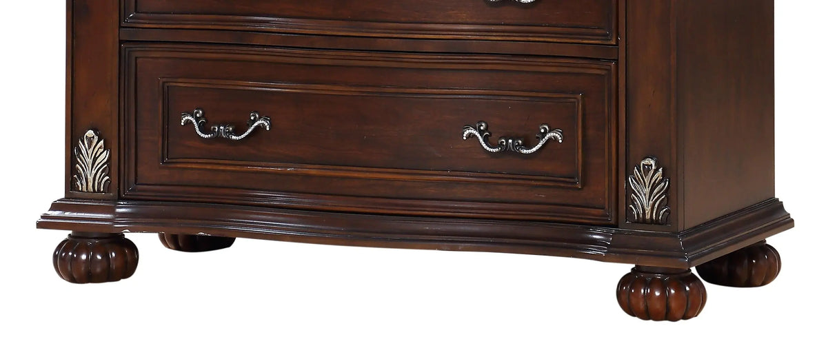 Rosanna Traditional Style Chest in Cherry finish Wood - Home Elegance USA