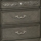 Silvy Transitional Style Nightstand in Gray finish Wood - Home Elegance USA