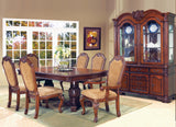 Veronica Cherry Traditional Style Dining Side Chair in Cherry finish Wood - Home Elegance USA