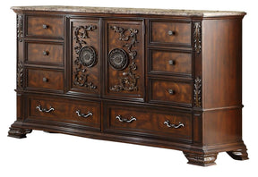 Santa Monica Traditional Style Dresser In Cherry Finish Wood | Cosmos