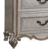 Melrose Transitional Style Dresser in Silver finish Wood - Home Elegance USA