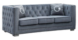 Zion Modern Style Gray Sofa with Steel legs - Home Elegance USA
