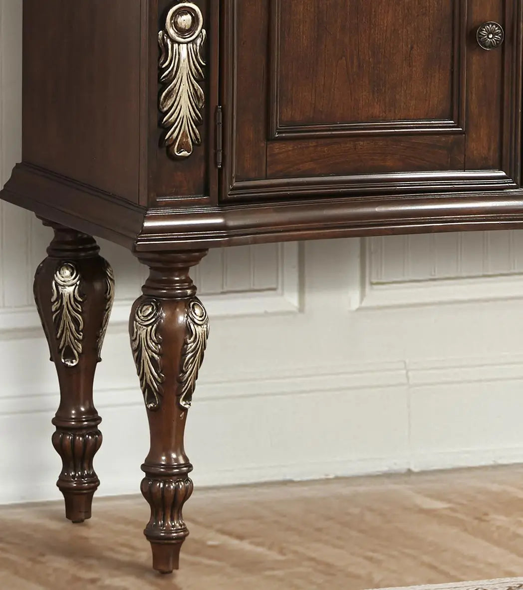 Rosanna Traditional Style Dining Server in Cherry finish Wood - Home Elegance USA